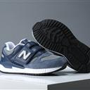 new balance新款纽巴伦童鞋530童鞋猪八革 KV530GGP 深蓝白黑灰