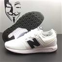 new balance新款夏日新品纽巴伦247系列网布情侣款休闲板鞋白黑